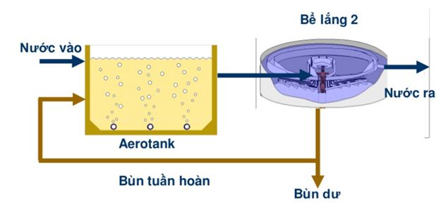 Bể hiếu khí aerotank bể bùn hoạt tính là gì  Microbelift 100 từ Mỹ