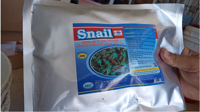 Snail - Giải Pháp Diệt Hến, Chem Chép, Ốc Đinh Trong Ao Nuôi Tôm